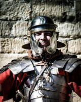 Photographs of the Roman Ermine street guard in Lincoln UK