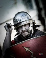 Photographs of the Roman Ermine street guard in Lincoln UK