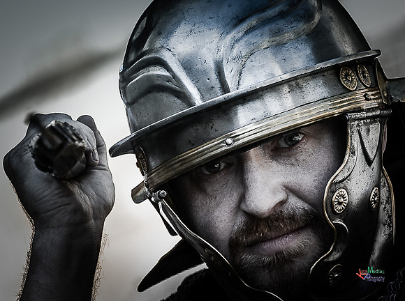 Photographs of the Roman Ermine street guard in Lincoln UK