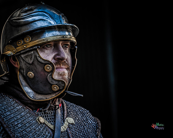 Photographs of the Roman Ermine street guard in Lincoln UK