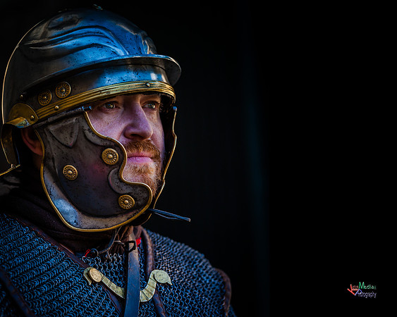 Photographs of the Roman Ermine street guard in Lincoln UK