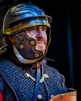 Photographs of the Roman Ermine street guard in Lincoln UK