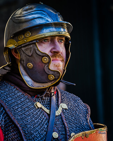 Photographs of the Roman Ermine street guard in Lincoln UK