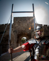 Photographs of the Roman Ermine street guard in Lincoln UK
