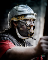 Photographs of the Roman Ermine street guard in Lincoln UK