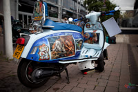 A scooter festival in Lincoln UK 2017