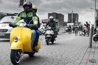 A scooter festival in Lincoln UK 2017