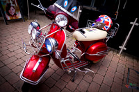 A scooter festival in Lincoln UK 2017