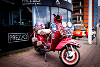 A scooter festival in Lincoln UK 2017