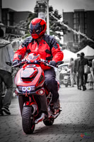 A scooter festival in Lincoln UK 2017