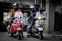 A scooter festival in Lincoln UK 2017