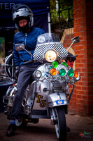 A scooter festival in Lincoln UK 2017