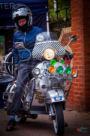 A scooter festival in Lincoln UK 2017