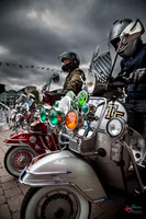 A scooter festival in Lincoln UK 2017