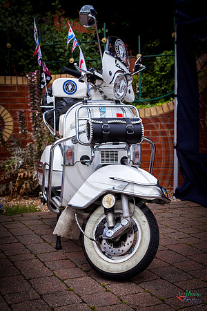 A scooter festival in Lincoln UK 2017