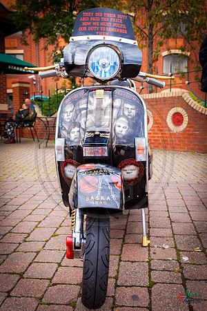 A scooter festival in Lincoln UK 2017
