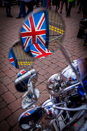 A scooter festival in Lincoln UK 2017