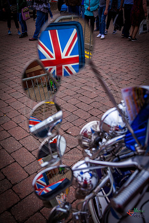 A scooter festival in Lincoln UK 2017