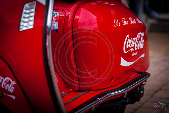 A scooter festival in Lincoln UK 2017