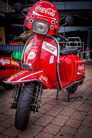 A scooter festival in Lincoln UK 2017