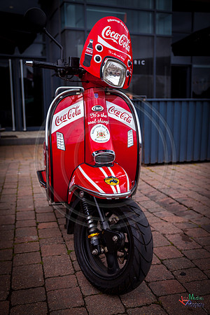 A scooter festival in Lincoln UK 2017
