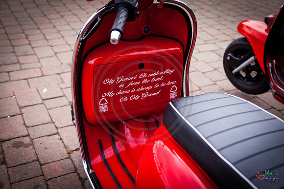 A scooter festival in Lincoln UK 2017