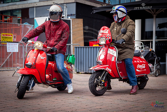 A scooter festival in Lincoln UK 2017
