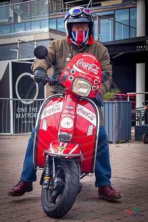 A scooter festival in Lincoln UK 2017