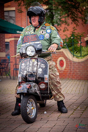 A scooter festival in Lincoln UK 2017