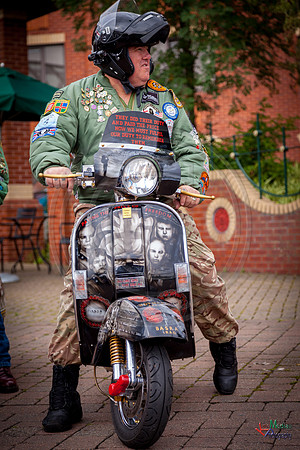 A scooter festival in Lincoln UK 2017