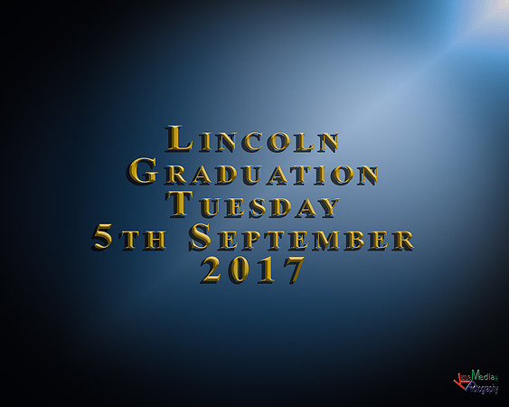 University of Lincoln Graduation, Class of 2017
