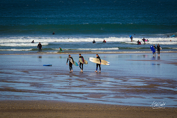 Location photographs from Polzeath Cornwall, UK