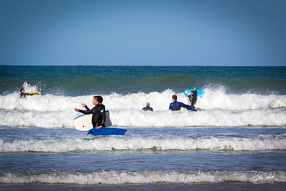 Location photographs from Polzeath Cornwall, UK