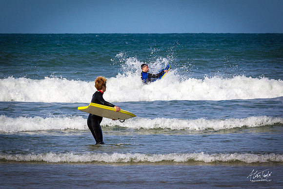 Location photographs from Polzeath Cornwall, UK