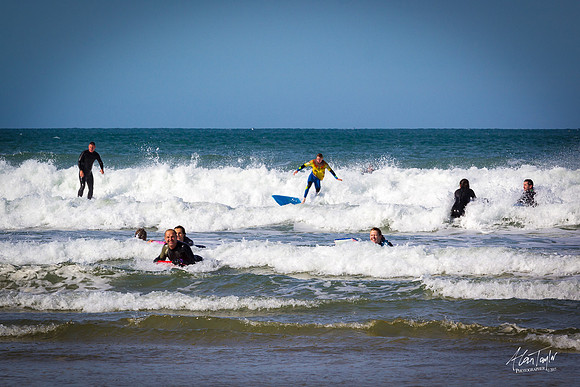 Location photographs from Polzeath Cornwall, UK