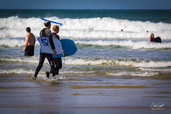 Location photographs from Polzeath Cornwall, UK