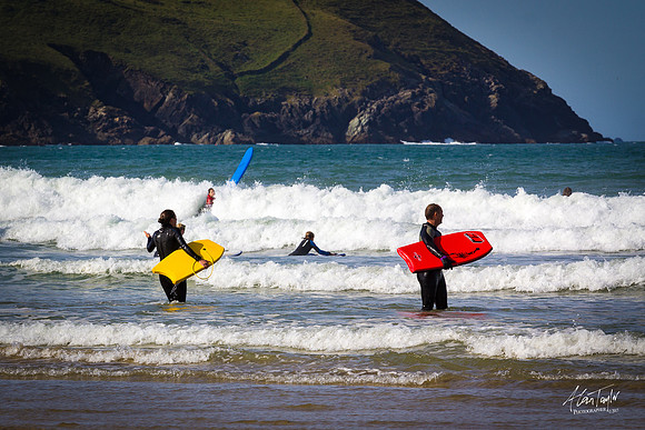 Location photographs from Polzeath Cornwall, UK