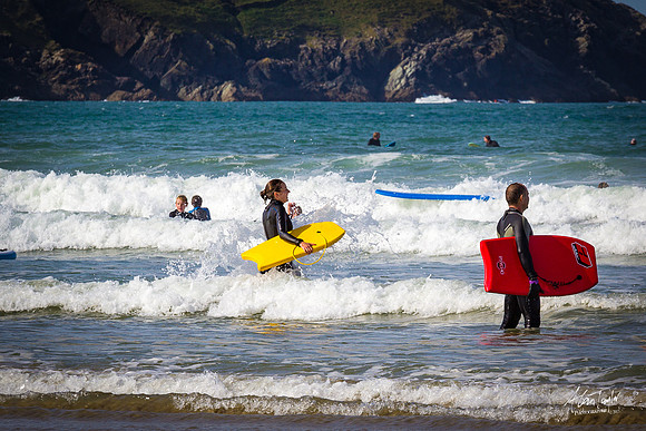 Location photographs from Polzeath Cornwall, UK