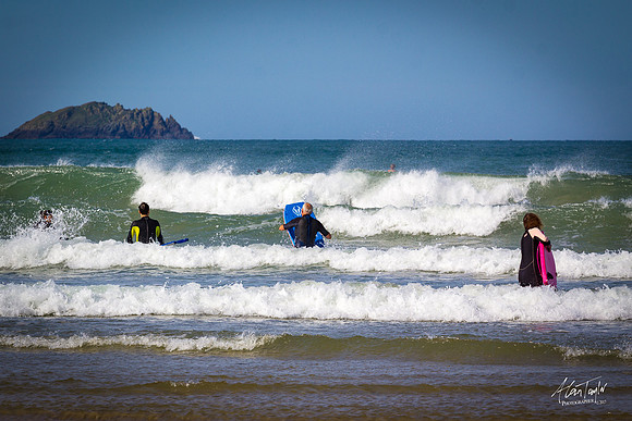 Location photographs from Polzeath Cornwall, UK