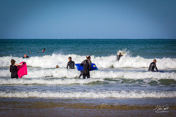 Location photographs from Polzeath Cornwall, UK