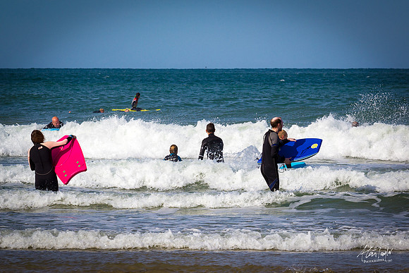 Location photographs from Polzeath Cornwall, UK