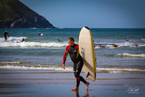 Location photographs from Polzeath Cornwall, UK
