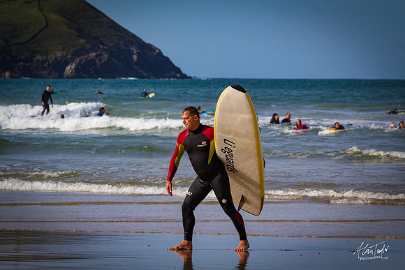 Location photographs from Polzeath Cornwall, UK