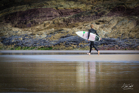 Location photographs from Polzeath Cornwall, UK