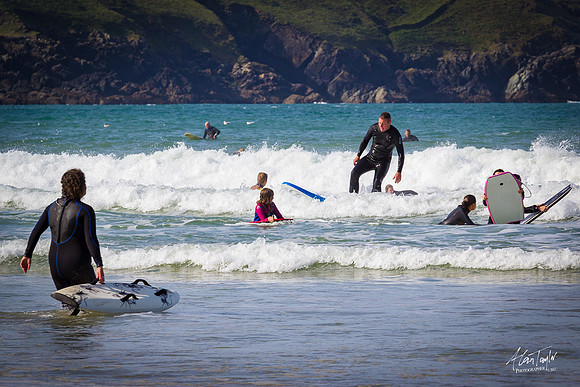 Location photographs from Polzeath Cornwall, UK