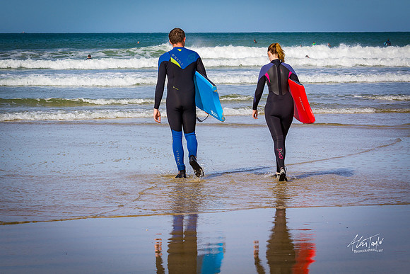Location photographs from Polzeath Cornwall, UK