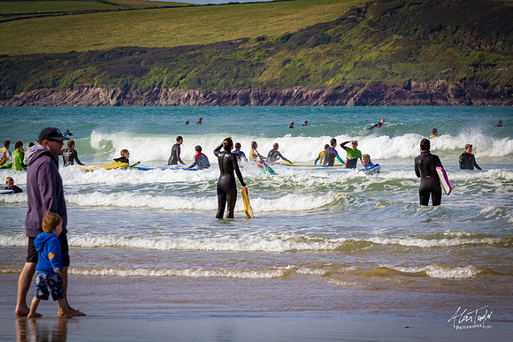 Location photographs from Polzeath Cornwall, UK