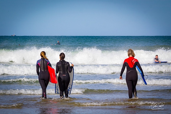 Location photographs from Polzeath Cornwall, UK