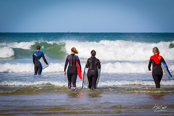 Location photographs from Polzeath Cornwall, UK