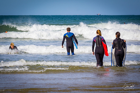 Location photographs from Polzeath Cornwall, UK